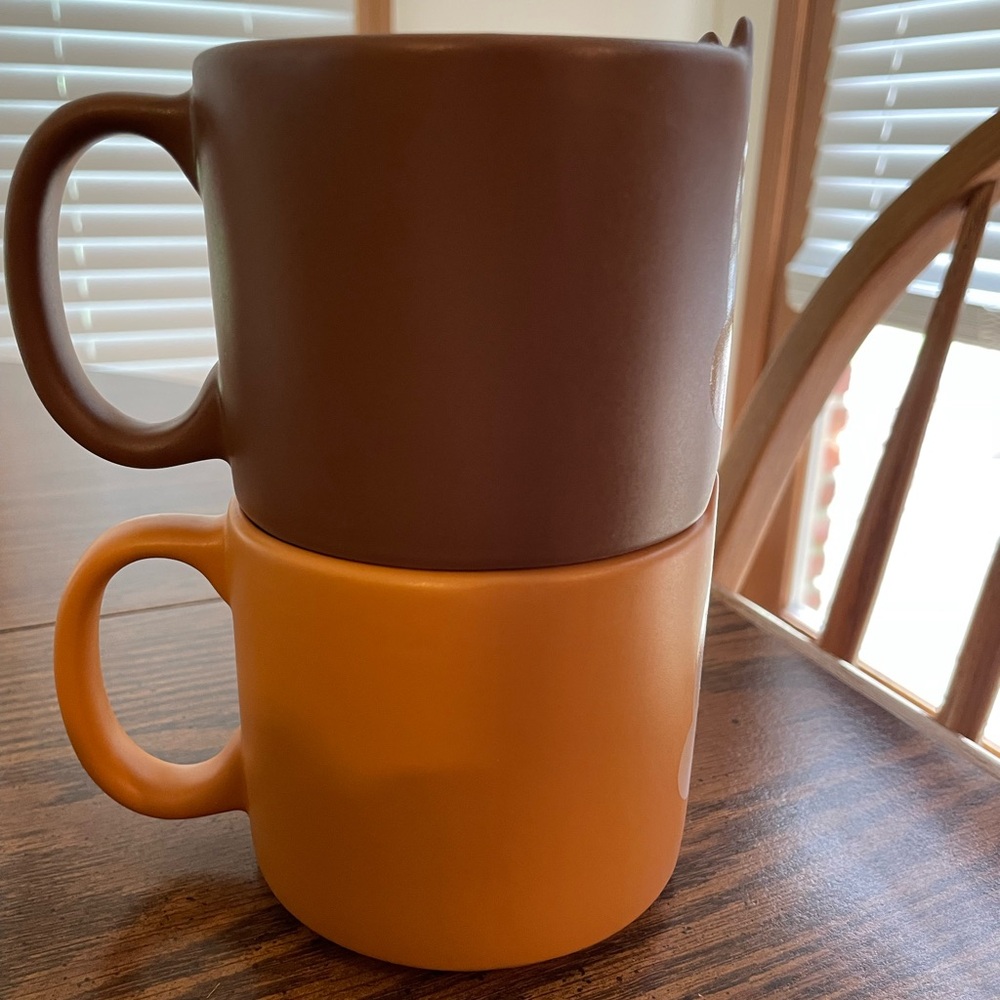 Disney Chip n Dale stackable mugs 🤎🧡 - Picture 4 of 7